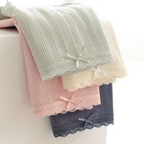 Modal underwear women Summer thin breathable midwaist cotton crotch ladies simple seamless lace cotton breifs