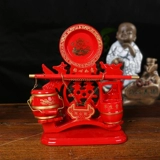 喜仓 Retro Redwood -Королевные большие потомки ведра набор свадебных туалетов вместе