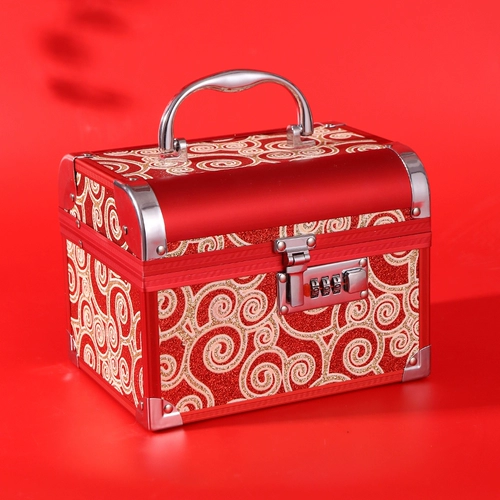 Коробочка для хранения для невесты, красное ювелирное украшение, красная коробка для хранения