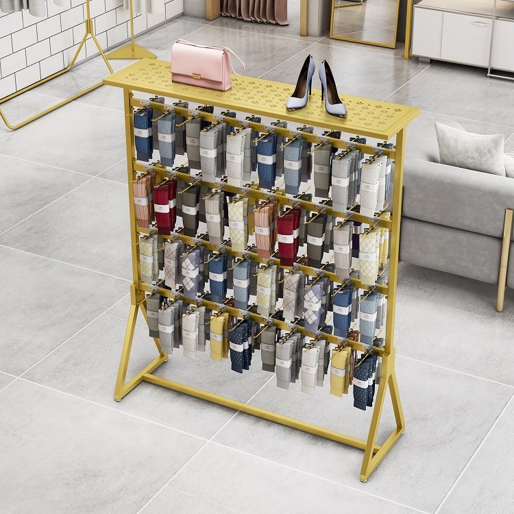 Iron silk socks rack underwear display rack display rack display Zhongdao mobile phone case jewelry multifunctional floor-to-ceiling shoe rack