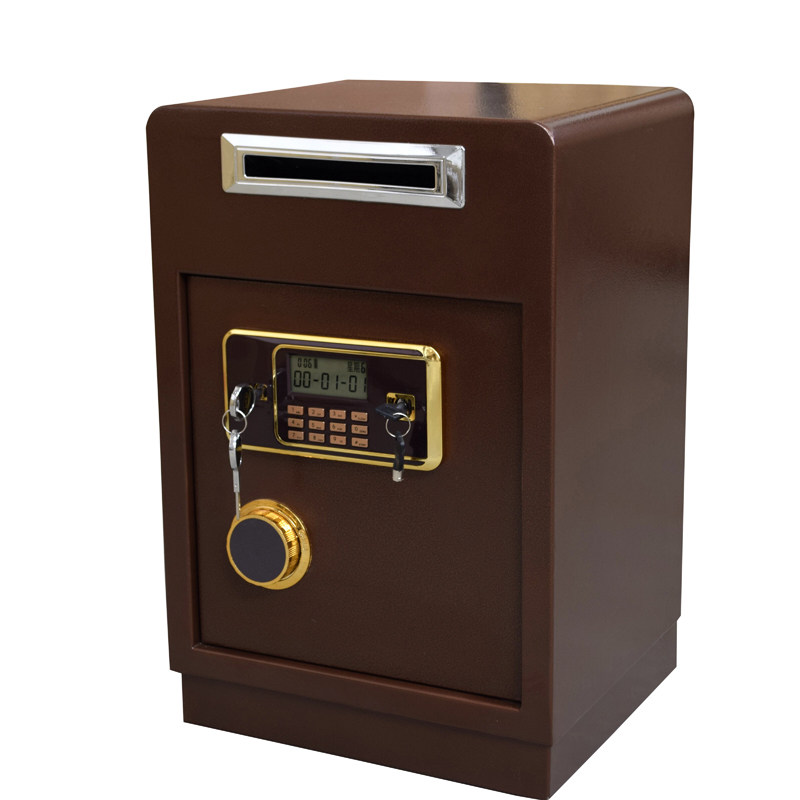 Coin Operated Safe 60 Household Mini Safe Box Supermarket Front