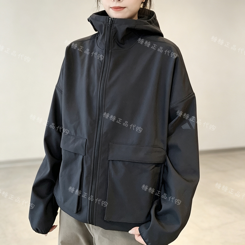 Adidas Adidas Soft Shell Jacket Men's Autumn and Winter Windproof and Water-Repellent Fleece Jacket Jf3300 Adidas Adidas Soft Shell Jacket Men's Autumn and Winter Windproof and Water-Repellent Fleece Jacket Jf3300