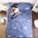 Khách sạn du lịch ngoài trời qua túi ngủ bẩn cotton ánh sáng khách sạn di động trong nhà đơn đôi người lớn du lịch chống bẩn tấm túi ngủ cho be 10 tuổi