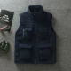 Mùa xuân 2017 thu đông nam nữ chụp ảnh áo khoác cotton đa năng áo phao cộng với nhung ấm áp vest vest vest áo chi lê