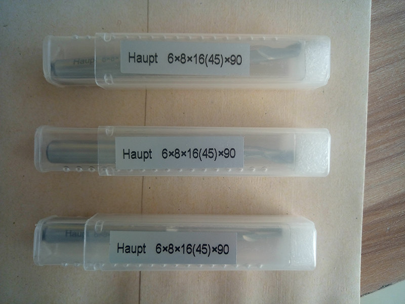 Single - edged milling cutter 6mm 8mm original input HAUPT CNC carving CNC machining center milling cutter modeling cutter