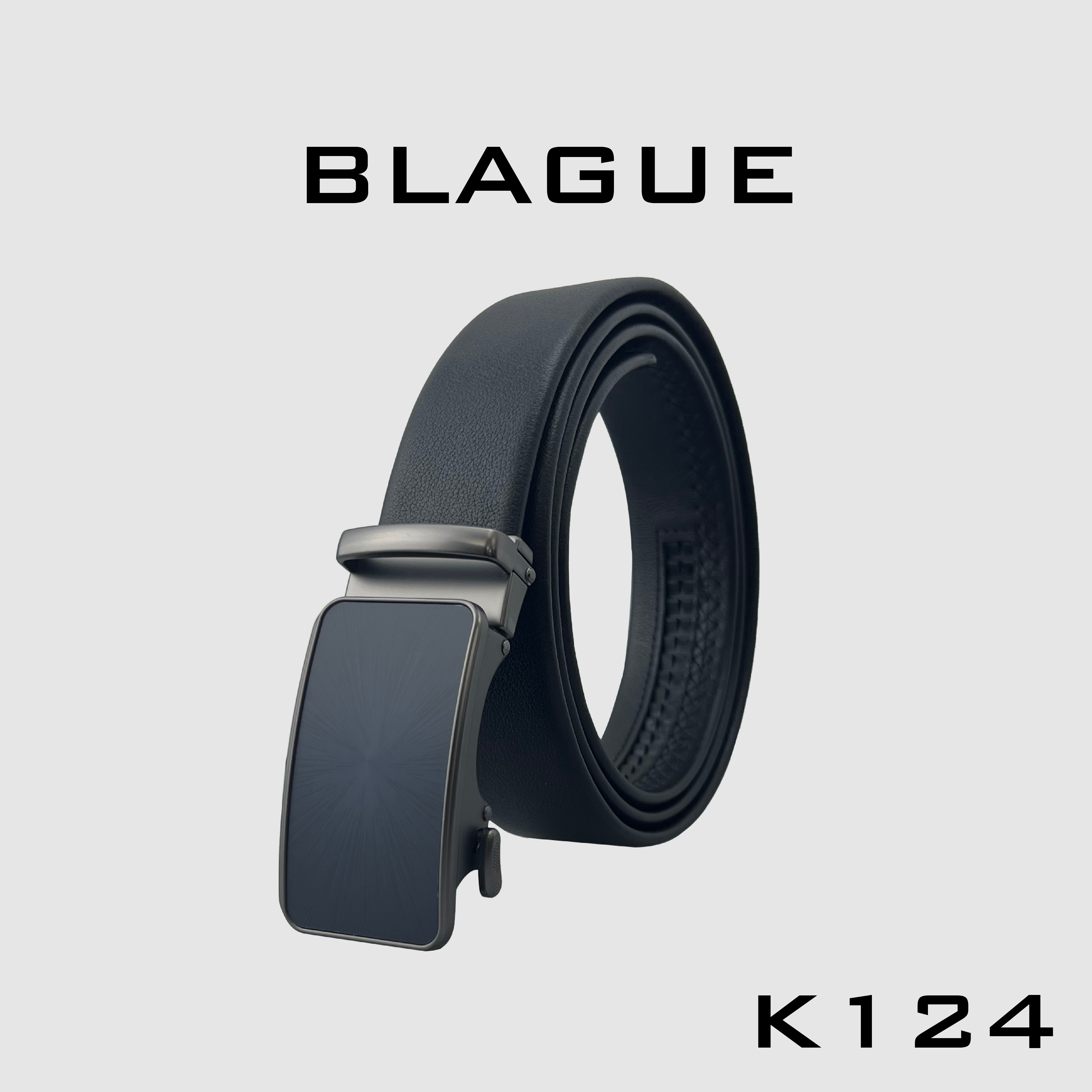 Double-sided leather belt, automatic matte tape, cowhide, genuine leather