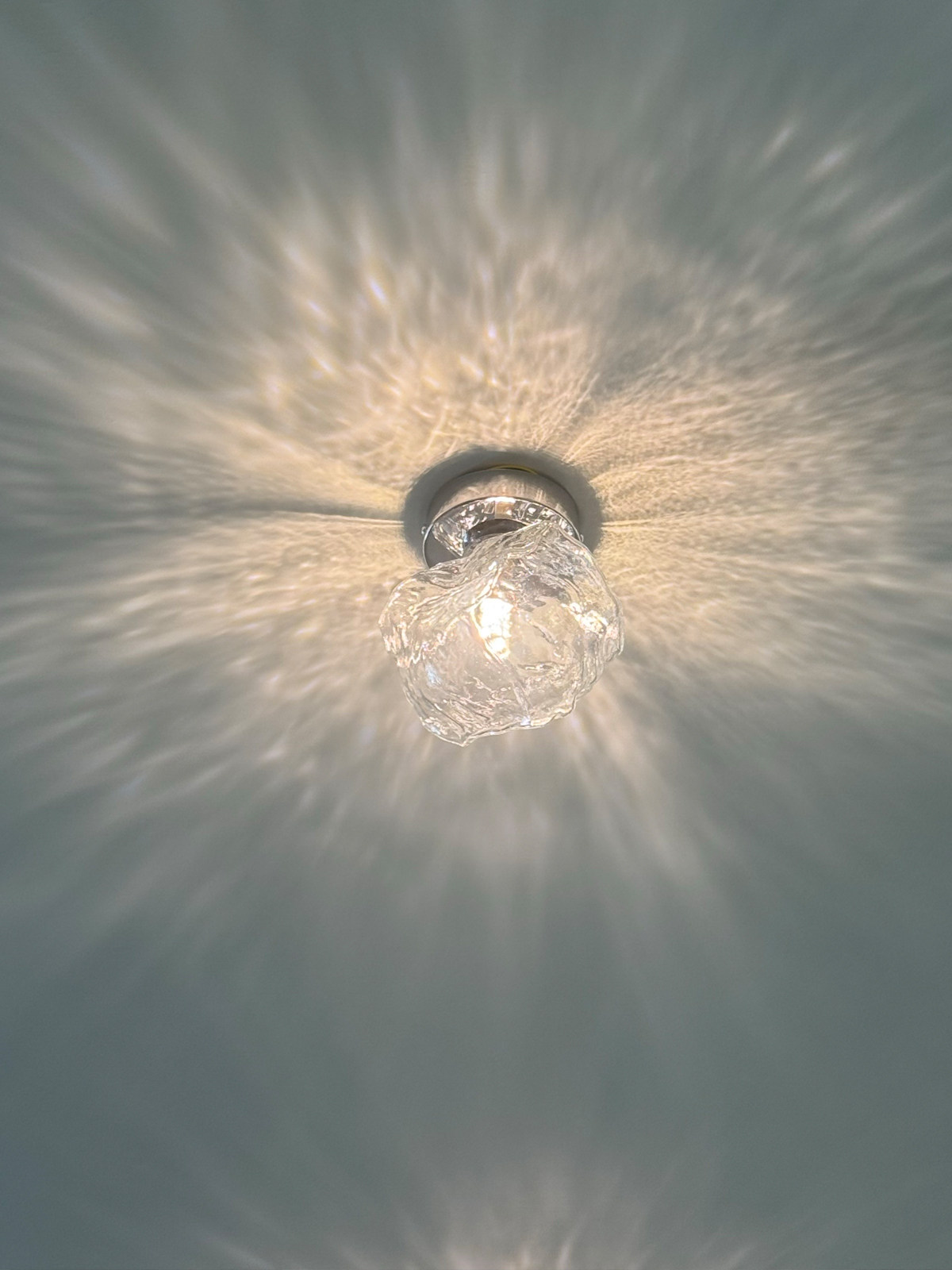 Simple Modern Internet-Famous Hallway Corridor Light Ice Cube Stone Pendant Light Creative Light Balcony Entrance Light Entryway Glass Light