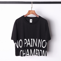 2019 summer ultra short Sports Leisure T womens short sleeve cotton