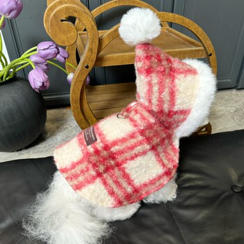 Five little white bears original pet clothes autumn and winter new christmas cloak cloak vest dog cat new year coat