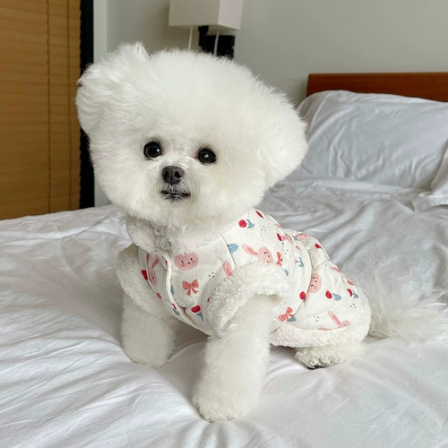 Демисезонный флисовый кролик, жилет, куртка, домашний питомец, осенний сезон, кот