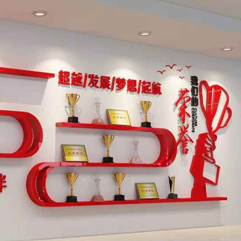 Custom Iron Art Honors Wall Show Shelves Mechia Gel Shelf US Foxform Medal Trophy Holder Styling Creative Partition