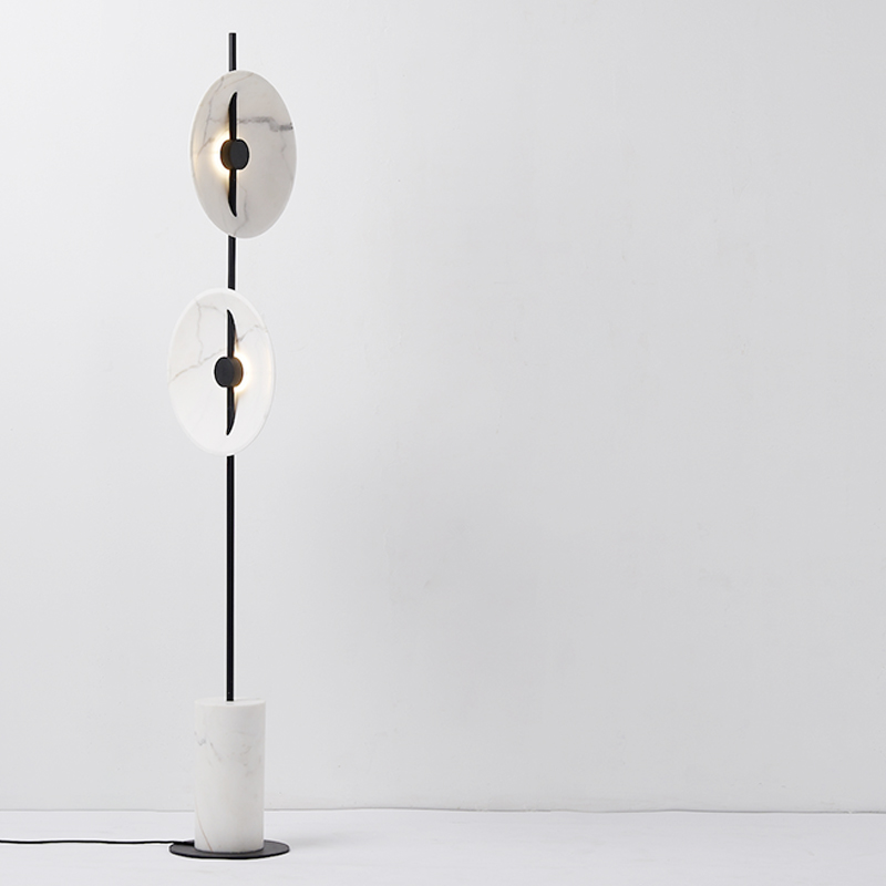 Nordic modern living room floor lamp personality creative marble minimalist art hotel bedroom model room floor lamp