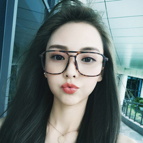 Xiaohongshu net red shaking sound the same BAO WEN glasses frame ins makeup female ultra-light can be equipped with myopia glasses frame male