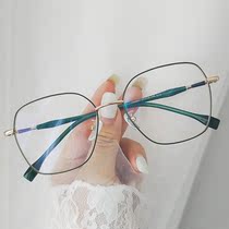  Elegant fashion young reading glasses female high-definition comfortable anti-blue light anti-fatigue eye protection resin large frame old light glasses
