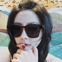 American retro polarized sun glasses women 2021 New Net red ins sunglasses men can be equipped with degrees myopia glasses