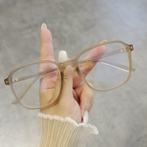  Ultra-light anti-blue light square frame female tortoiseshell Korean version of the small red book the same paragraph can be equipped with a digital display face small eye frame male