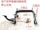 Load-carrying King Roadmaster Hercules iron plate truck express truck square head double support large foot support parking large ladder complete models
