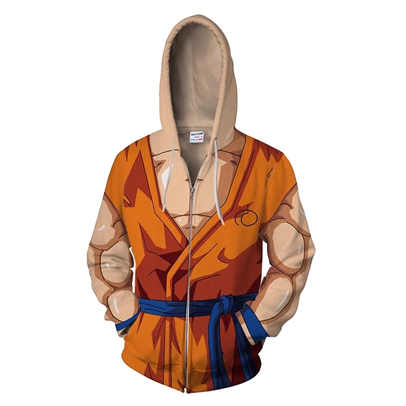 动漫七龙珠孙悟空龟仙人贝吉塔cos练功服 3D印花卫衣外套_动漫T恤_淘宝游戏网