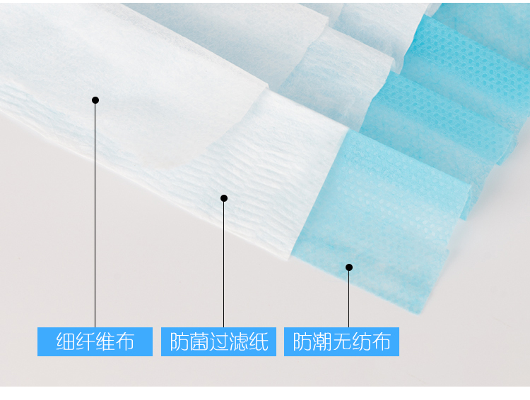 Mặt nạ dùng một lần ba lớp phấn hoa làm đẹp bán vĩnh viễn hình xăm dụng cụ vệ sinh dùng một lần - Các công cụ làm đẹp khác mi giả 3d