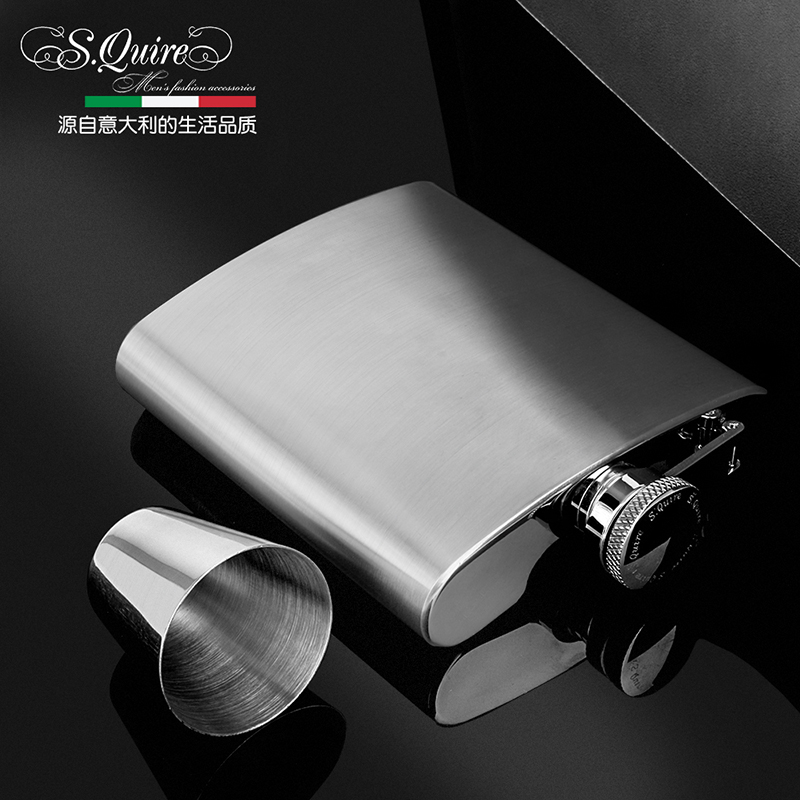 squire San Joy upmarket Russia 304 Stainless Steel Wine Pot 8 oz Thickened Wine Pot Portable Outdoor