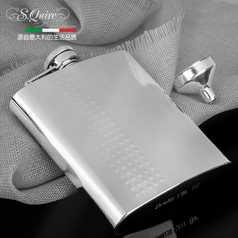 Sacred Joy Gentleman 8 Oz Portable Outdoor Small Wine Pot German Army Carry-on Wine Mini Men's Bar Wine Furniture