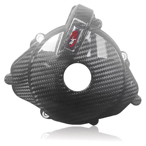 Carbon fiber Husqvarna 701 magnetic motor clutch cover protection