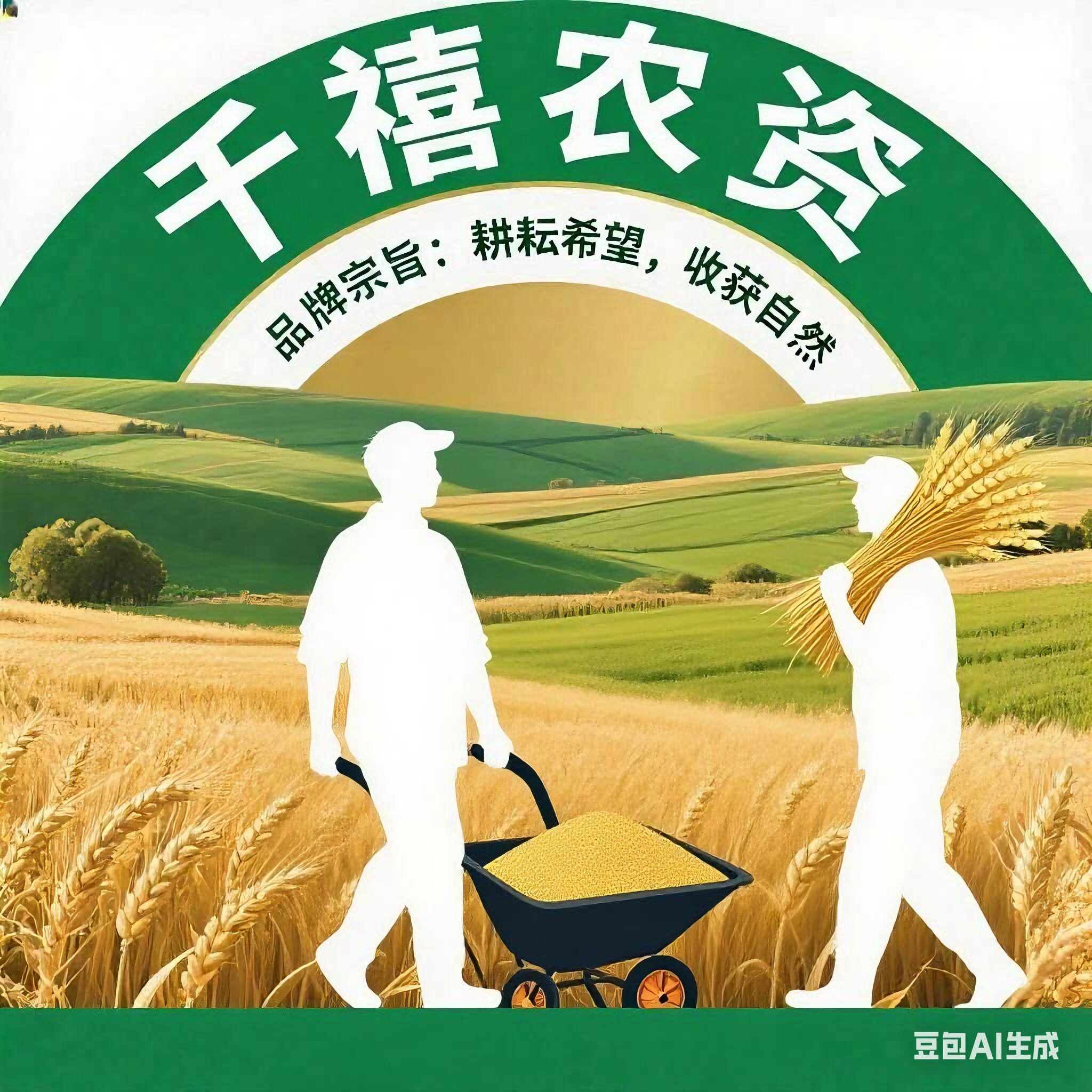 千禧农资的LOGO