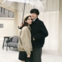 Quần áo mùa đông 2018 mới khác nhau áo len ngắn phần Sen nhỏ áo len Hepburn nhỏ áo khoác dạ nữ hàn quốc