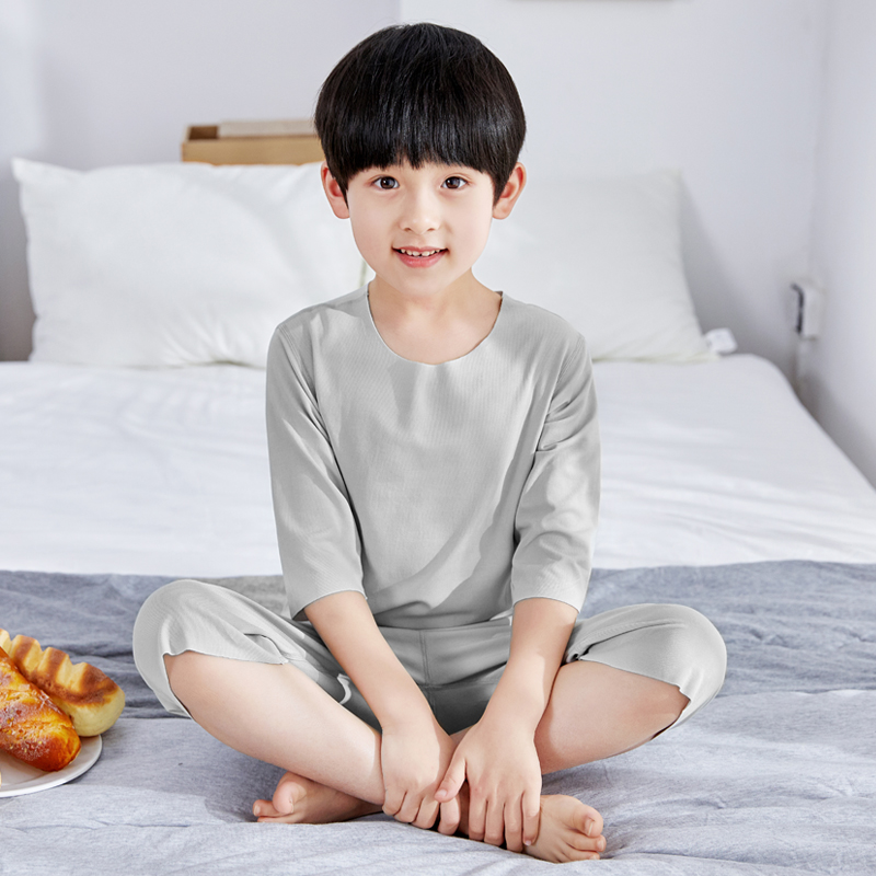 Palando childrens chàng trai đồ lót ấm siêu mỏng Mordale mùa thu hoàn toàn thoải mái quần áo mùa thu thiết cô gái trong con lớn