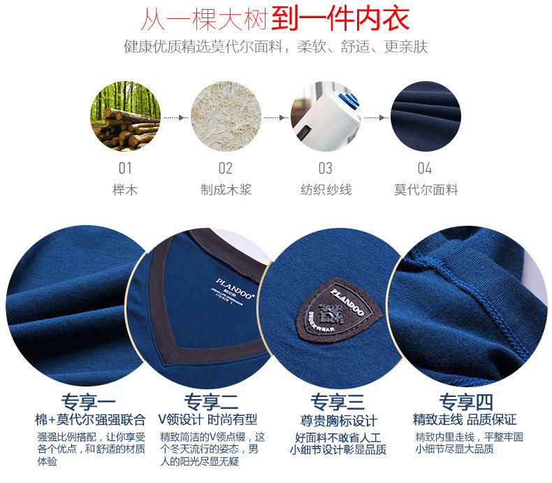 Sous-vêtement chaud jeunesse PLANDOO mouvement en coton - Ref 761259 Image 11