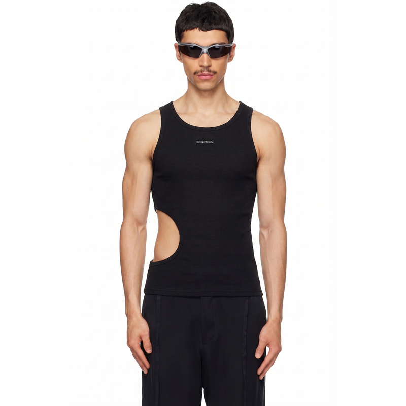 Savage Reverie Men's and Women's Hollow-Out Backless Sexy Comfortable Stretchy Sports Breathable Tight-Fitting Body-Shaping Tank Top