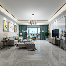 Simple modern Gray all-body marble tile 800x800 living room bedroom wear-resistant floor tile dining room floor tile
