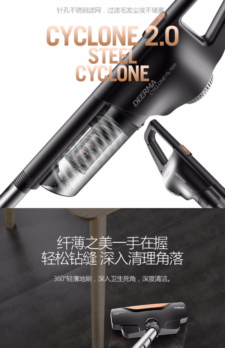mua robot lau nhà loại nào tốt Delma máy hút bụi gia đình mạnh mẽ im lặng mạnh mẽ nhỏ cầm tay thảm nhỏ thú cưng nhỏ ngoài - Máy hút bụi máy hút bụi liectroux