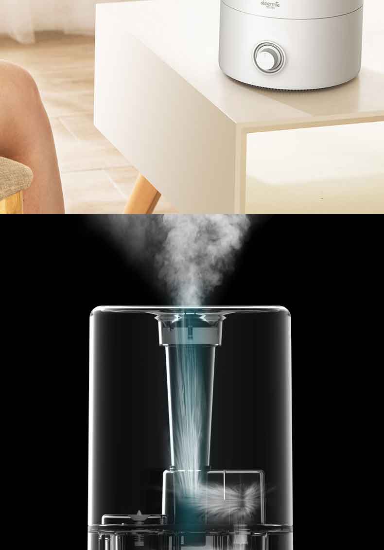 Delma máy tạo độ ẩm câm nhà công suất lớn phòng ngủ văn phòng thanh lọc không khí nhỏ máy nhỏ hương liệu - Máy giữ ẩm máy tạo độ ẩm giá rẻ