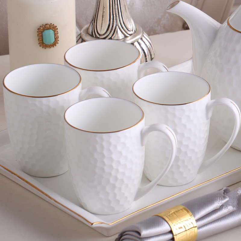 Garland ipads porcelain cup keller up phnom penh office of pure ceramic cup cup of household water cup cup Europe type