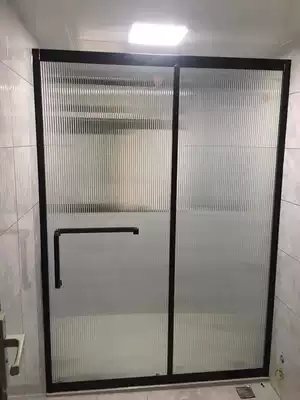 304 Stainless Steel Shower Room Changhong Glass Partition Sliding Door Custom-shaped Bathroom Shower Shower Door