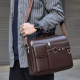 真皮男包牛皮单肩包商务斜挎包横款男士包包手提包公文包中年跨包