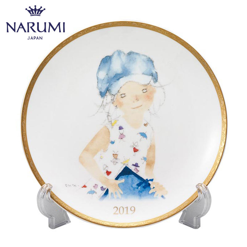 NARUMI 鸣海 2019年限定 岩崎知弘骨瓷纪念餐盘 ￥142.85