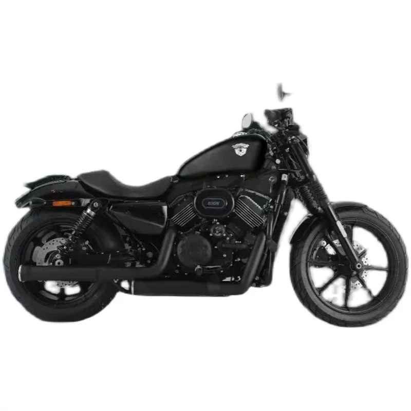 Мотонаклейка SYK X48 для Harley 800/883, ретро крузер, стиль широкая шина, чёрная