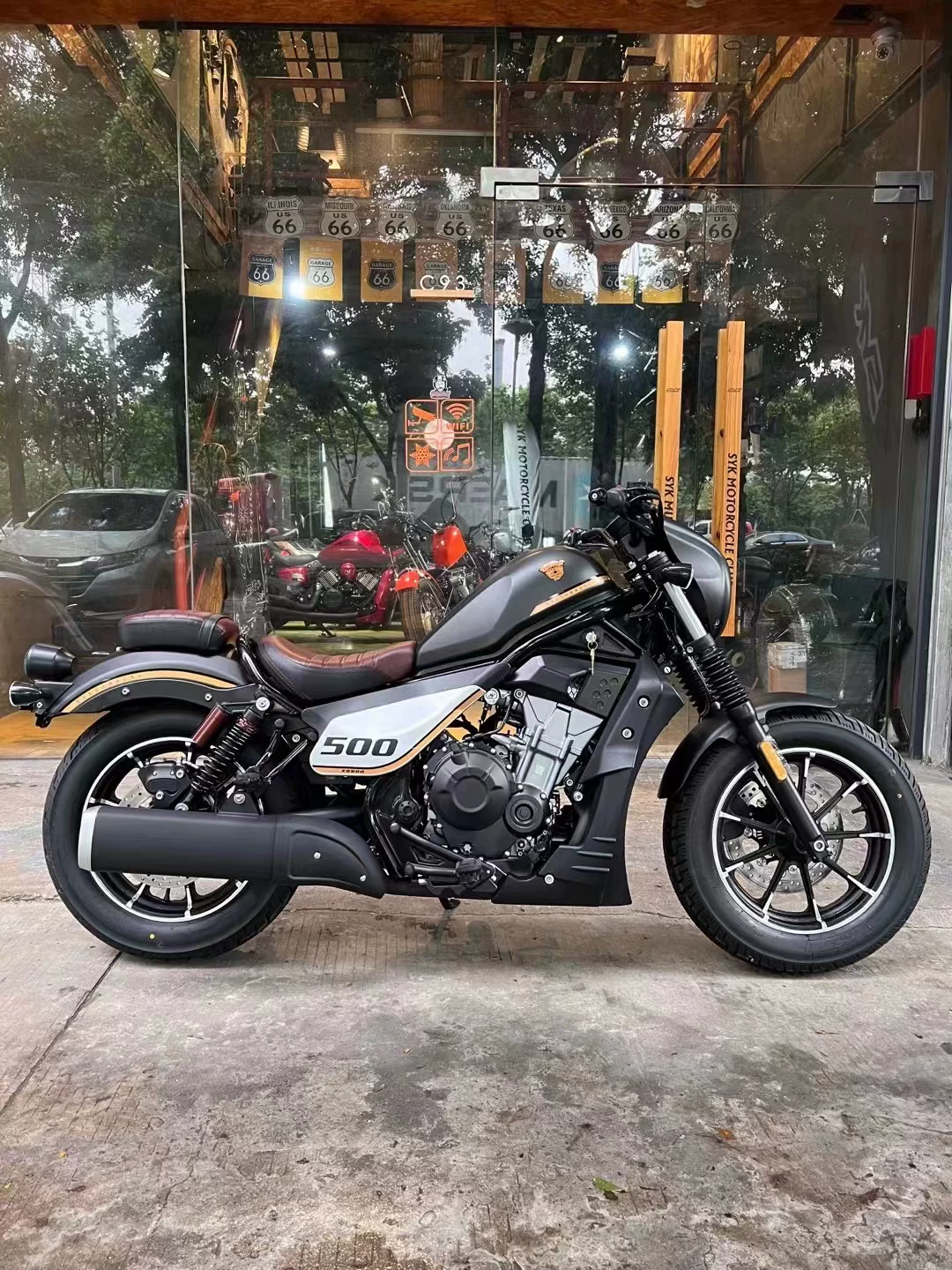 СЯК Ссяншуй Тяжёлая техника Каньюн 500cc круиз Принц Мотоцикл cm300 скользящий сцепление мотоцикл целиком