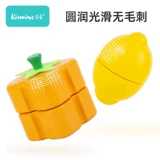 Детский реалистичный семейный комплект для разрезания, деревянная магнитная игрушка для мальчиков и девочек