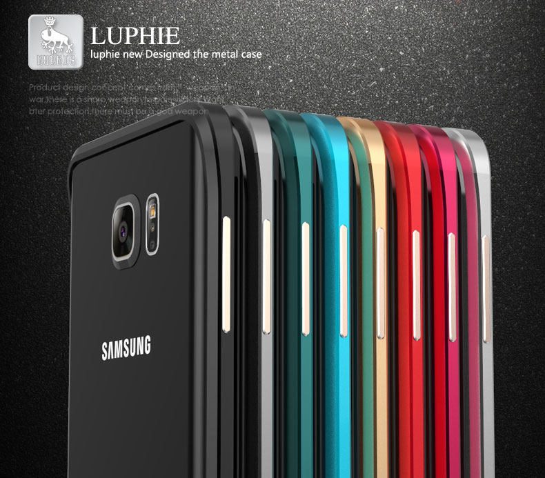 Luphie Blade Sword Slim Light Aluminum Bumper Metal Shell Case for Samsung Galaxy Note 5 N9200
