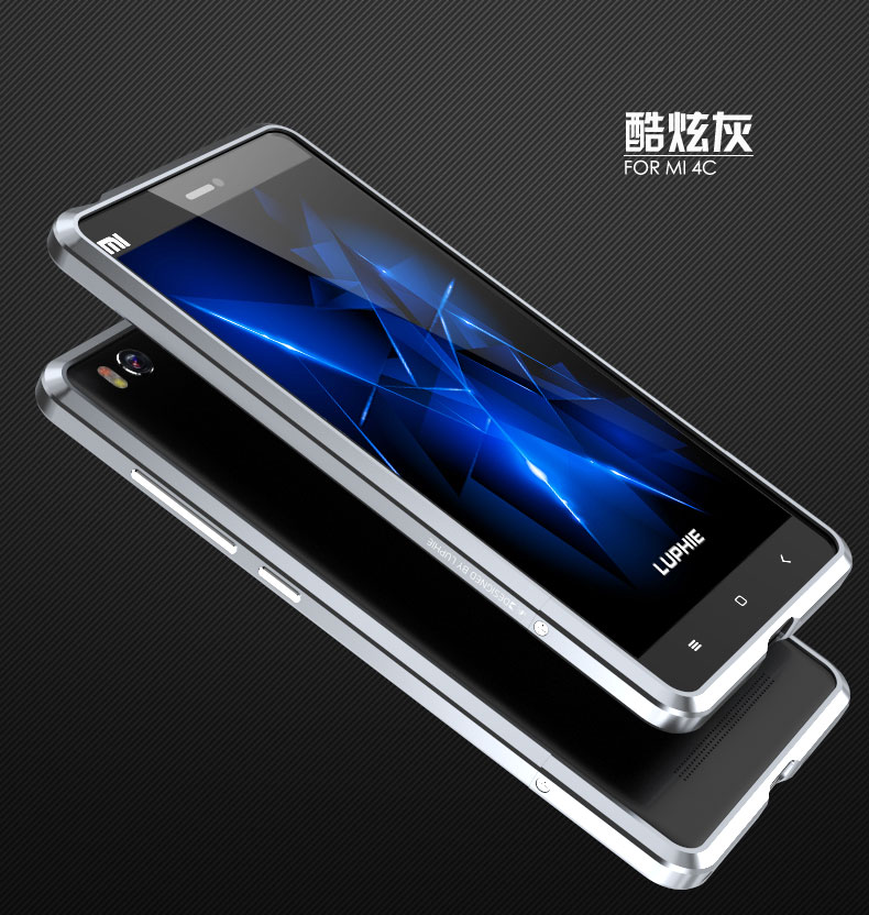 Luphie Blade Sword Slim Light Aluminum Bumper Metal Shell Case for Xiaomi Mi 4C & Xiaomi Mi 4i