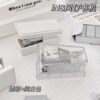 Transparent compact mini portable office stapler