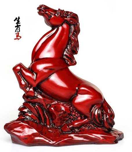 Kaiguang giả gỗ đỏ đồ trang trí thủ công 12 Zodiac cừu ngựa bò chuột hổ rồng rồng đồ trang trí trang trí phòng khách nhà cấp 4