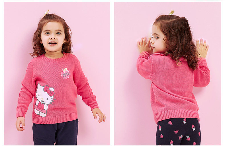 Pull fille HELLO KITTY à manche longue - Ref 2103880 Image 20