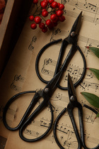 Retro Chinese style nostalgic hand-forged kitchen scissors Household scissors Mini photography props