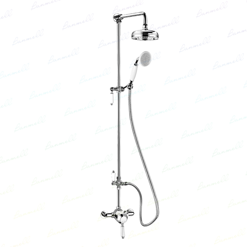Export to the Uk Shower Set Order Spanish Sd Valve Core Ceramic Handle British Retro Shower Set