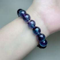 0290 Fluorite large dot single circle bracelet with slight difference and diversity delivery