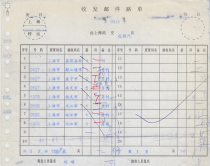00-9-14 Machine stamped Shanghai transit waybill